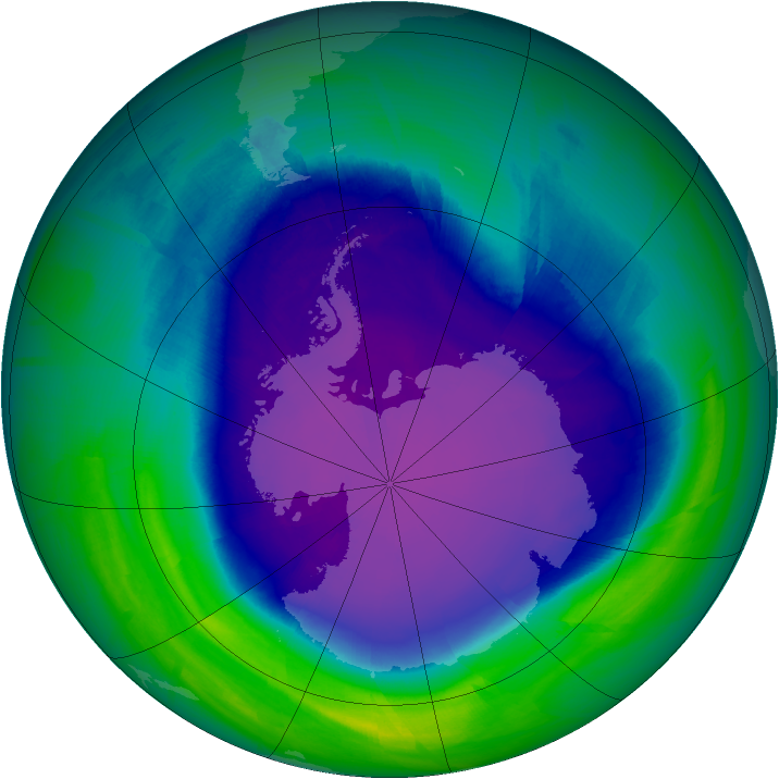 Ozone Map 2008-10-04